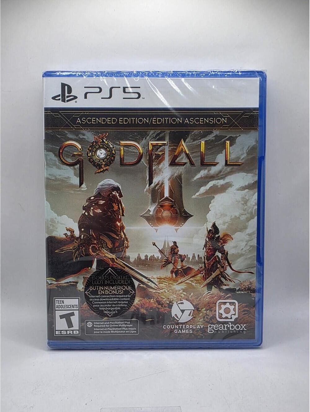 Brand New!!! - Godfall Acended Edition for PS5 - With Bonus Digital Loot